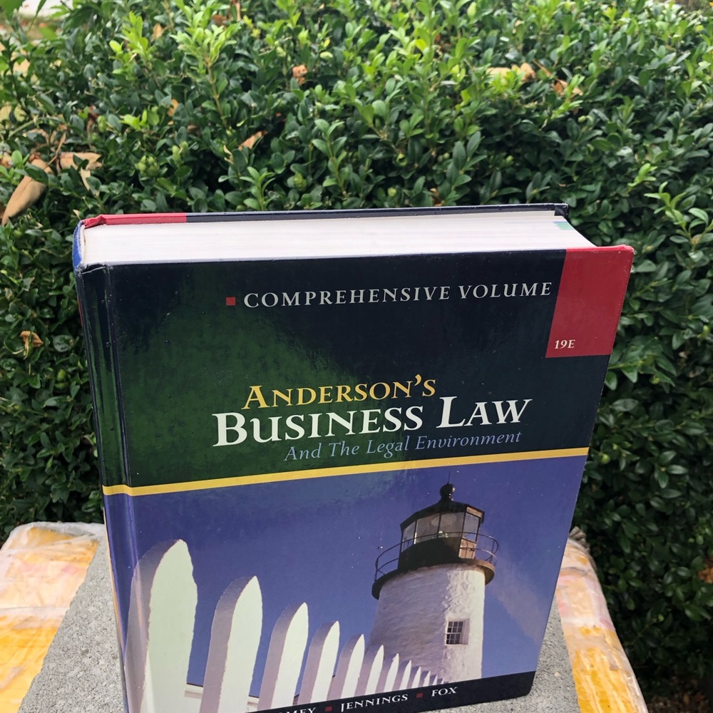 Business Law Comprehensive Volume - Navy/Green/Red